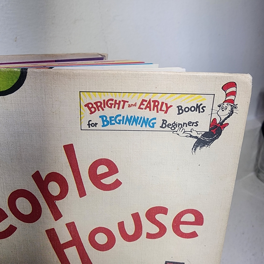 Dr Seuss Vintage 1972 Hardcover Book "In a People House by Theo LeSieg - Picture 4 of 6